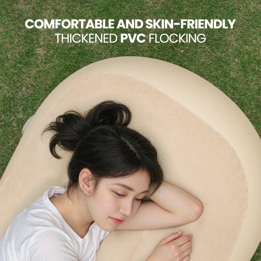 BLACKDOG Sofa Angin Camping Portable CBD2550WS046 Automatic Inflatable Sofa Built-in Electric Pump