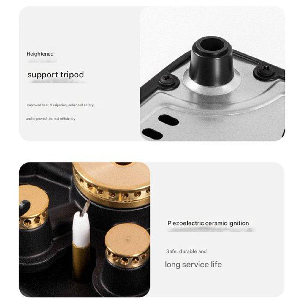 Blackdog Kompor Camping Qixing CBD2550CF014 Tuoyan Stove Gas Portable Seven Burner