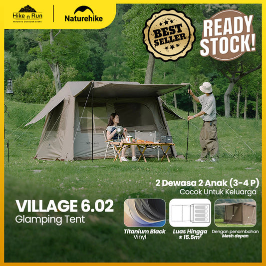 TENDA CAMPING NATUREHIKE VILLAGE 6.0 AUTO TENT CNK2300ZP021