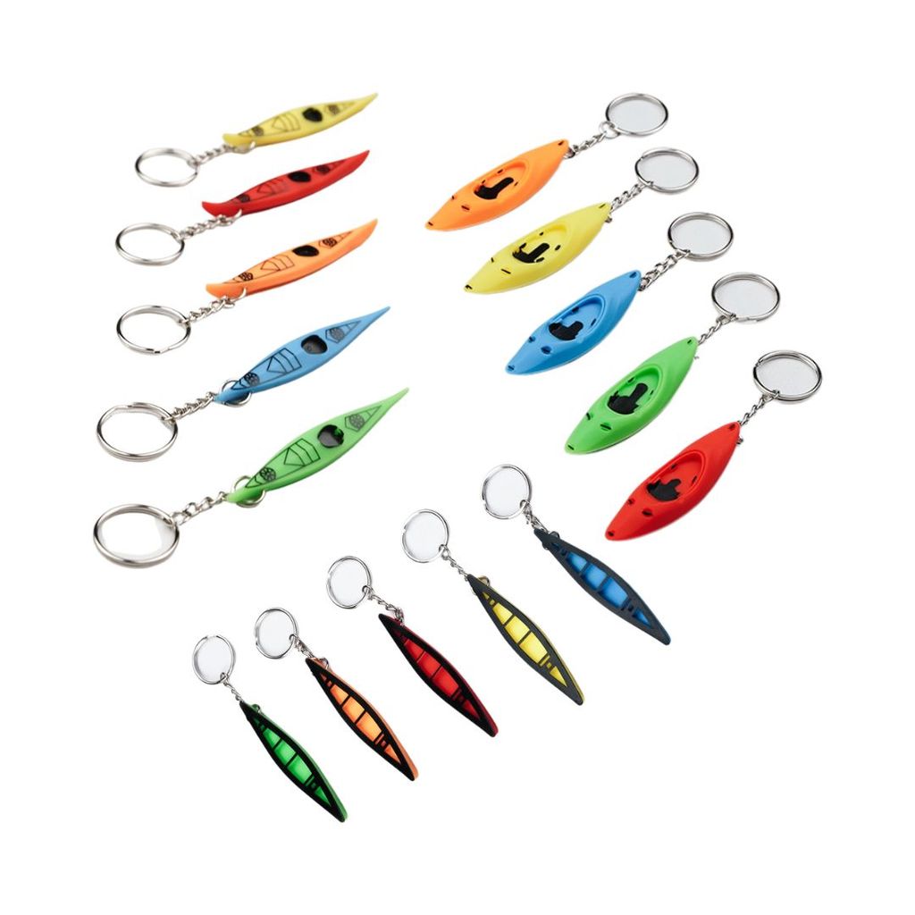 Mantasport Gantungan Kunci Aksesoris Bentuk Kayak Keychain Rubber Outdoor Canoe Adventure
