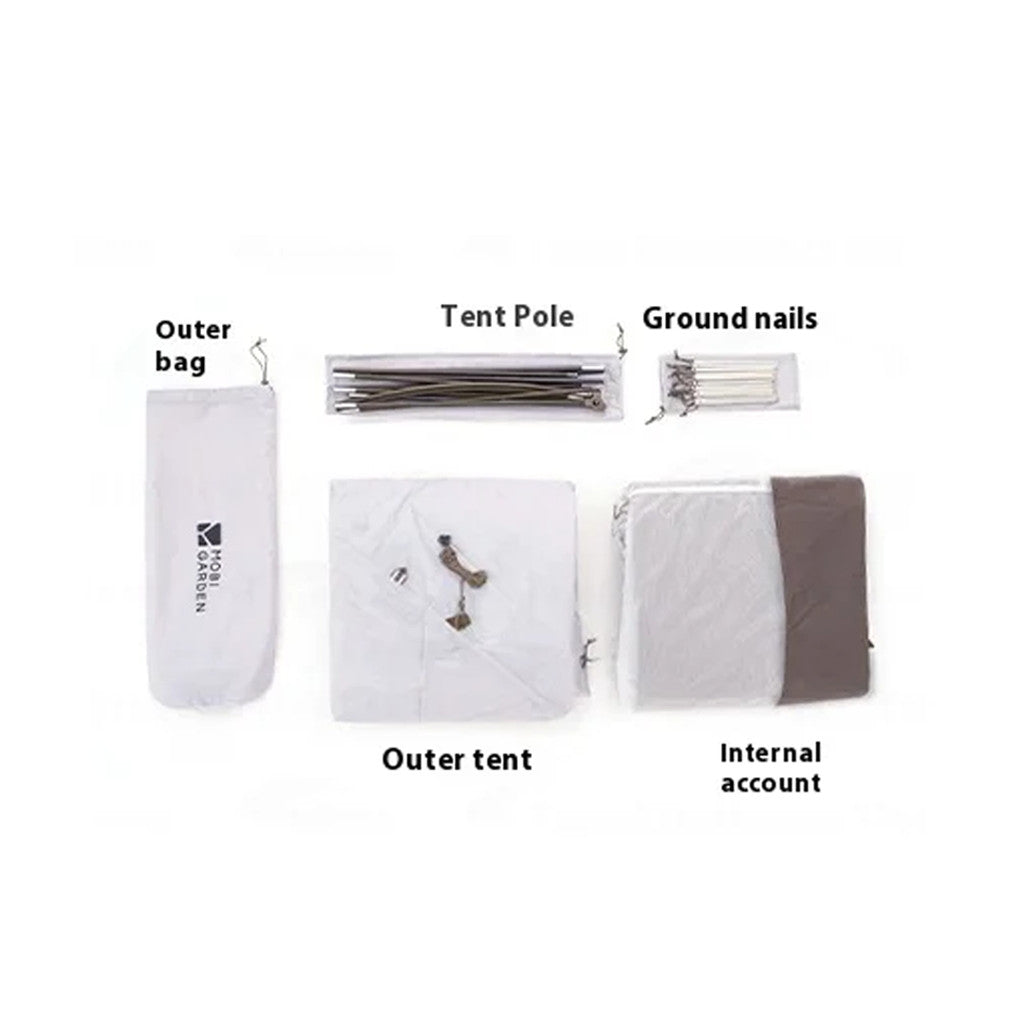 Mobi Garden Tenda Hiking Ultralight 68D NX24561048 Cold Mountain Light Wing UL Prime 2P