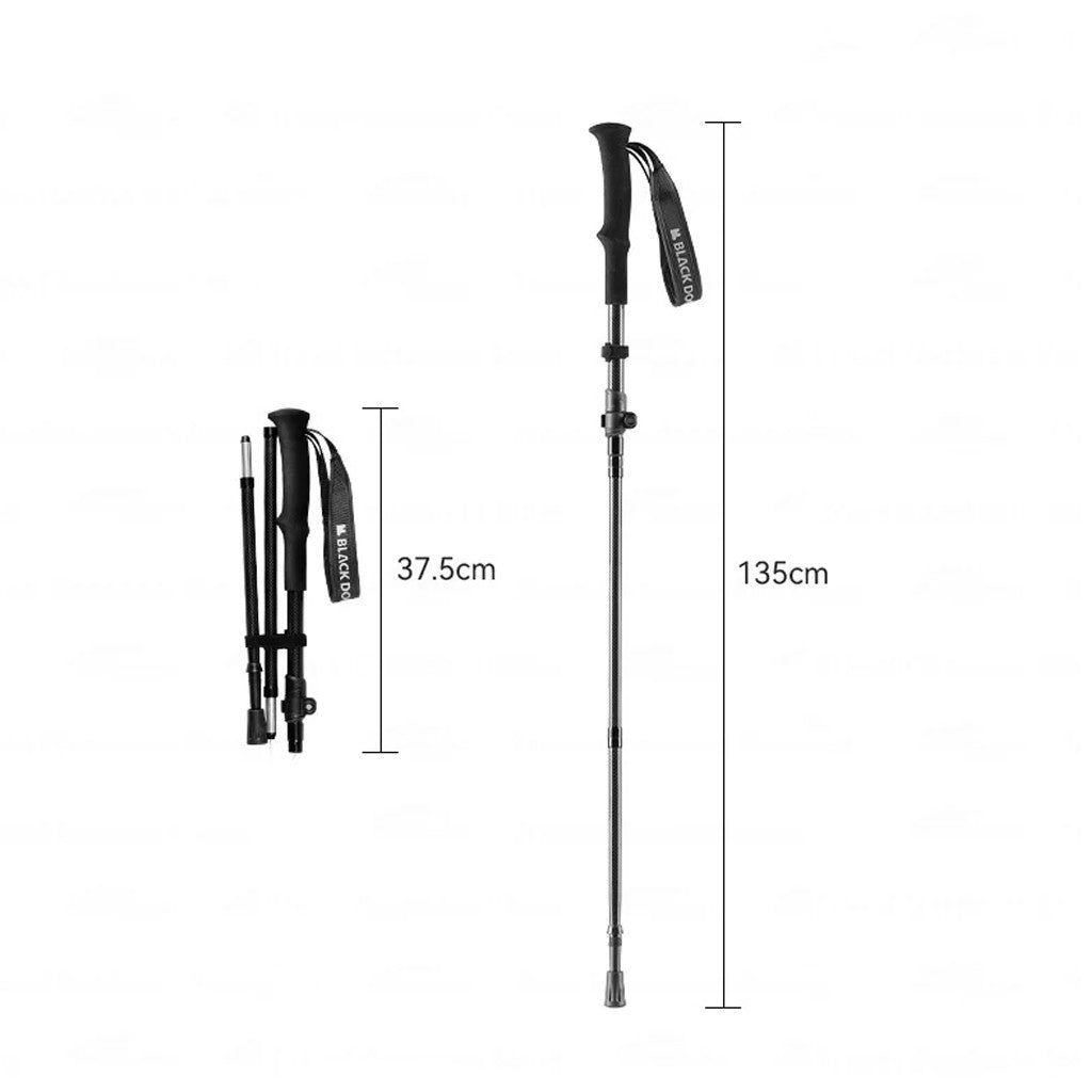 Blackdog Trekking Pole CBD2450DS011 Obsidian Folding CBD2450DS013 Blackthorn 2.0 Telescopic Trekking Pole Carbon Ultralight