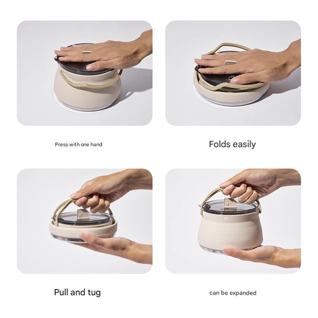 Mobi Garden Teko lipat dan gelas lipat NX23666015 Folding silicone kettle and cup NX23666016