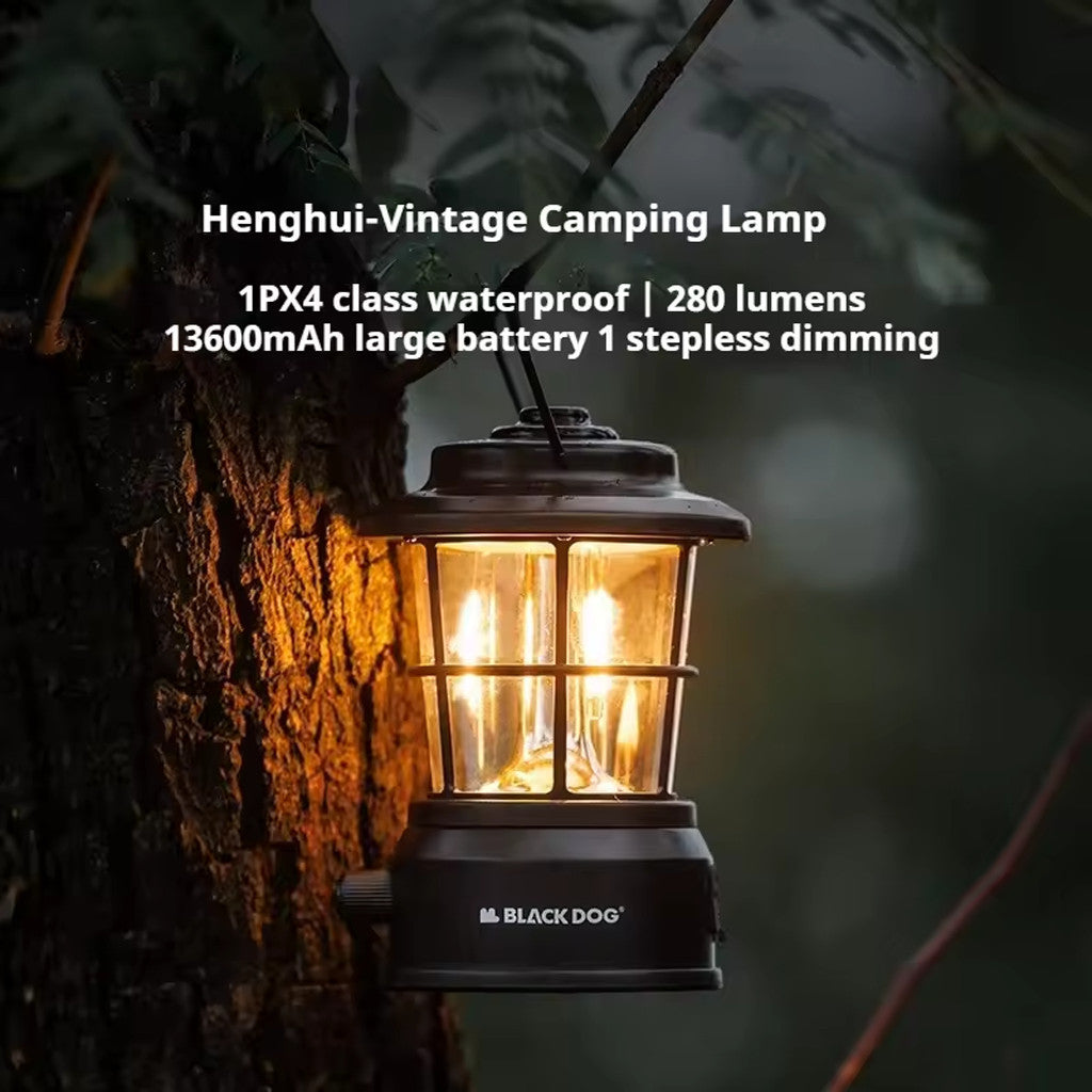 Blackdog Lampu Camping Retro CBD2450ZM021 Henghui Vintage Camping Lamp Retro