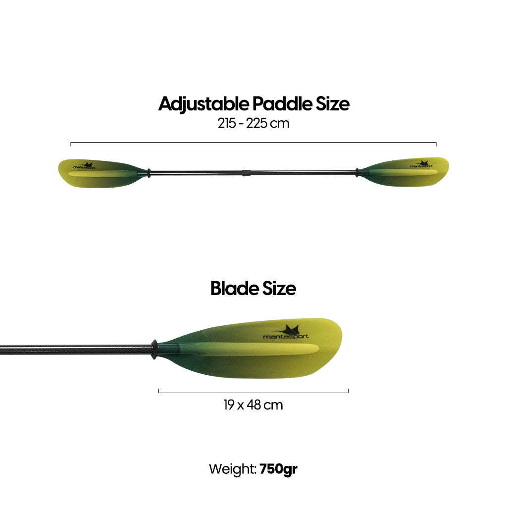 Mantasport Basic Paddle Dayung Kayak Mantasport Advance Paddle Dayung Kayak Mantasport Pro Paddle Dayung Kayak