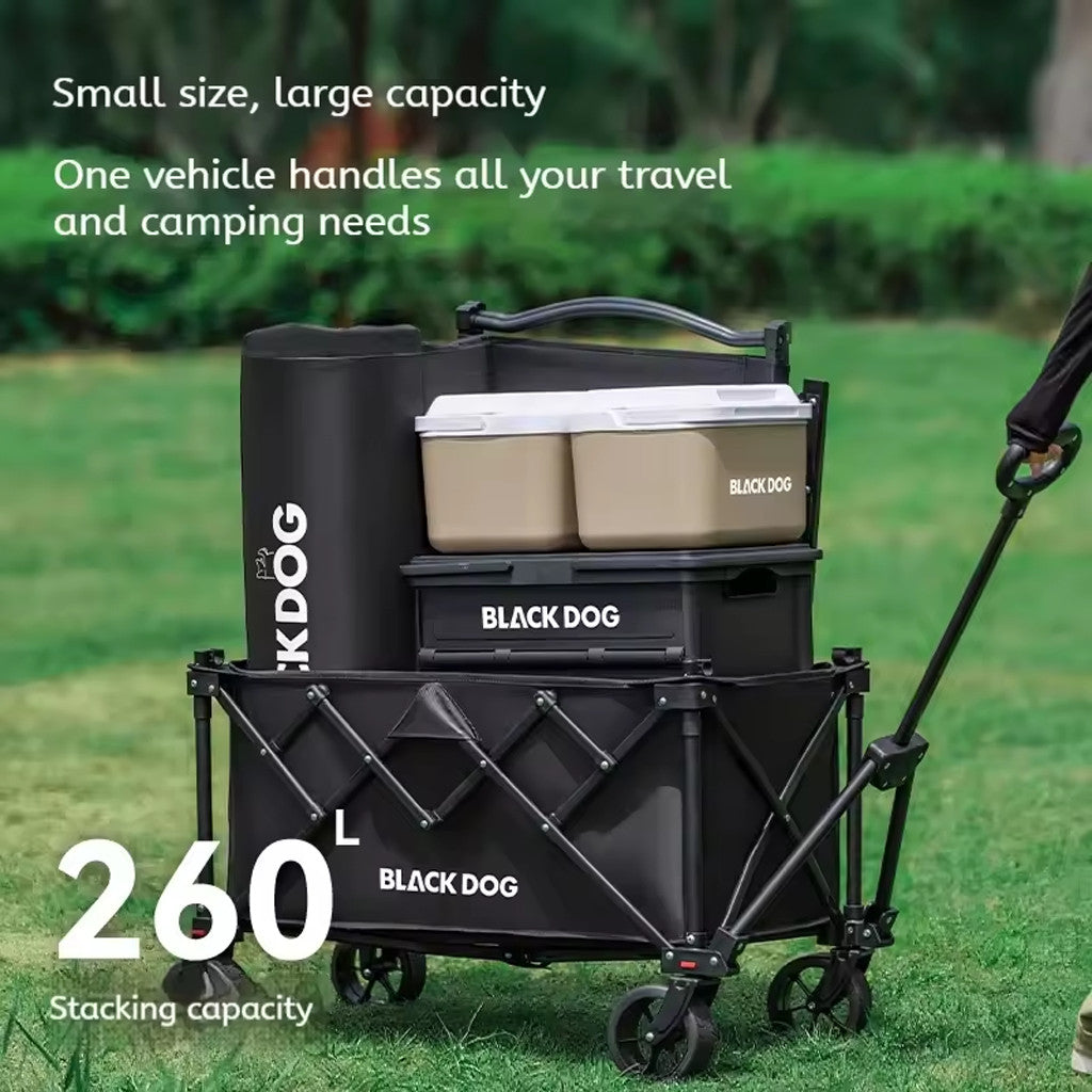 BLACKDOG CBD2550JJ048 Shangen 2.0 - Four-Way Collapsible Camp Cart