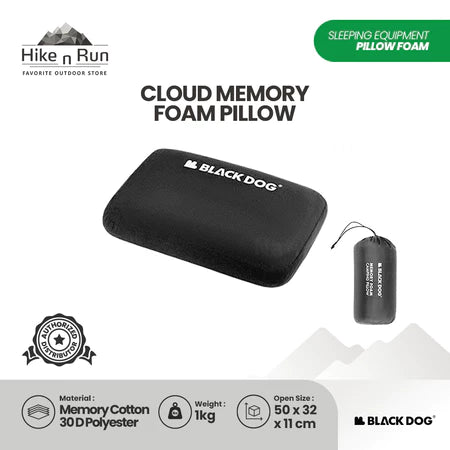 Blackdog Bantal Lipat Travel CBD2450WS045 Cloud Memory Foam Pillow