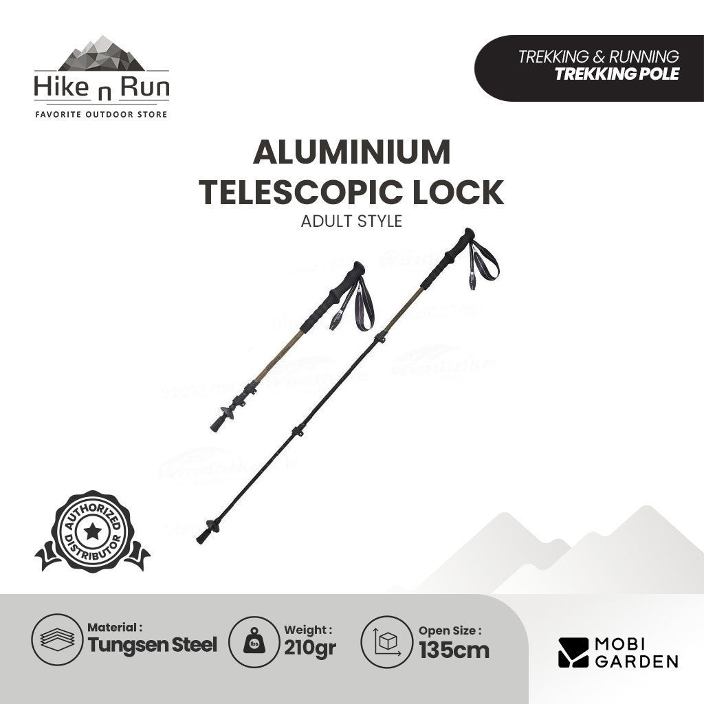 Mobi Garden Trekking Pole Zhengtu NX23667001 Aluminium Telescopic Lock