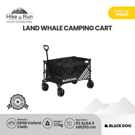 Blackdog Trolli Lipat Serbaguna CBD2550JJ026 Folding Cart Camping Trolley Multifunction