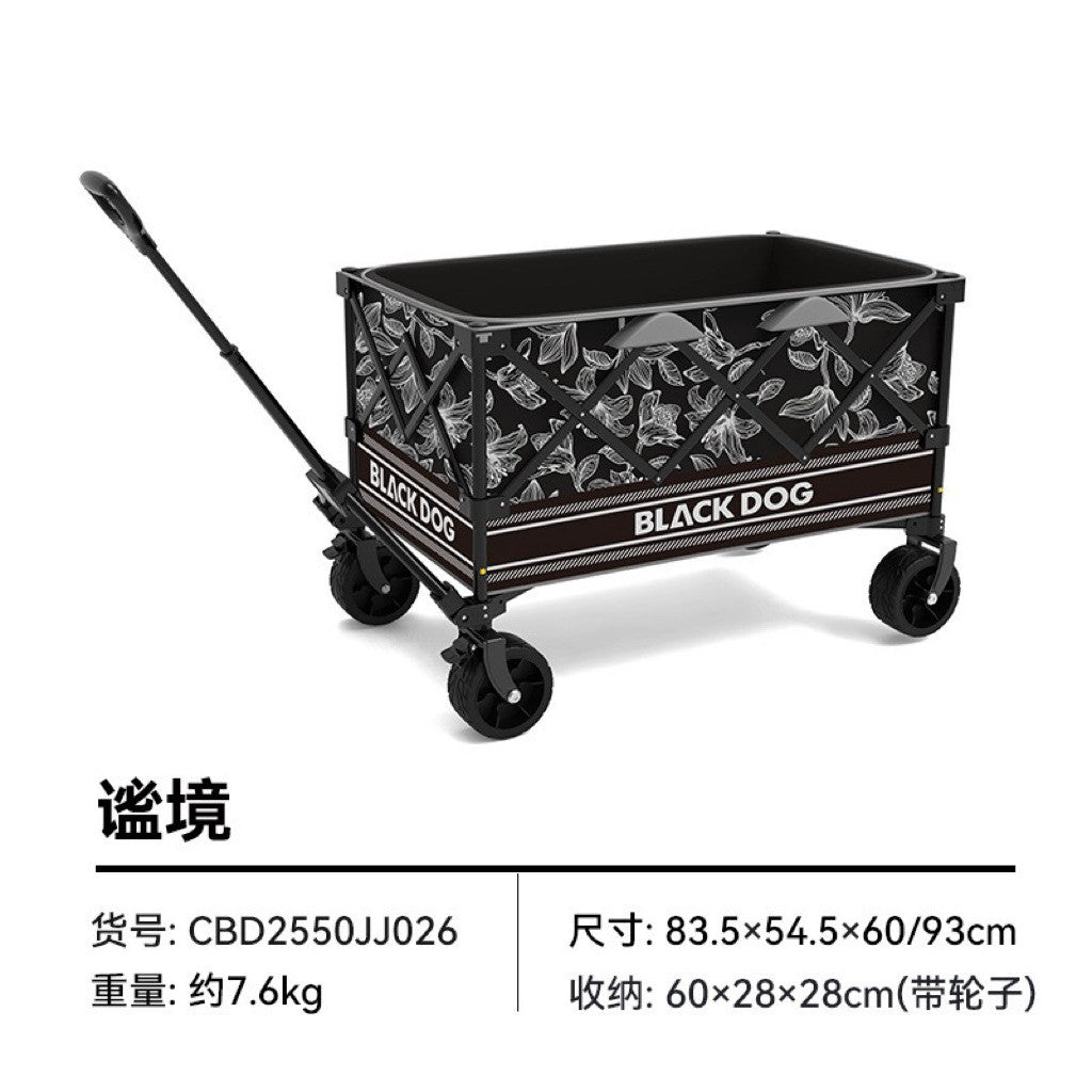 Blackdog Trolli Lipat Serbaguna CBD2550JJ026 Folding Cart Camping Trolley Multifunction