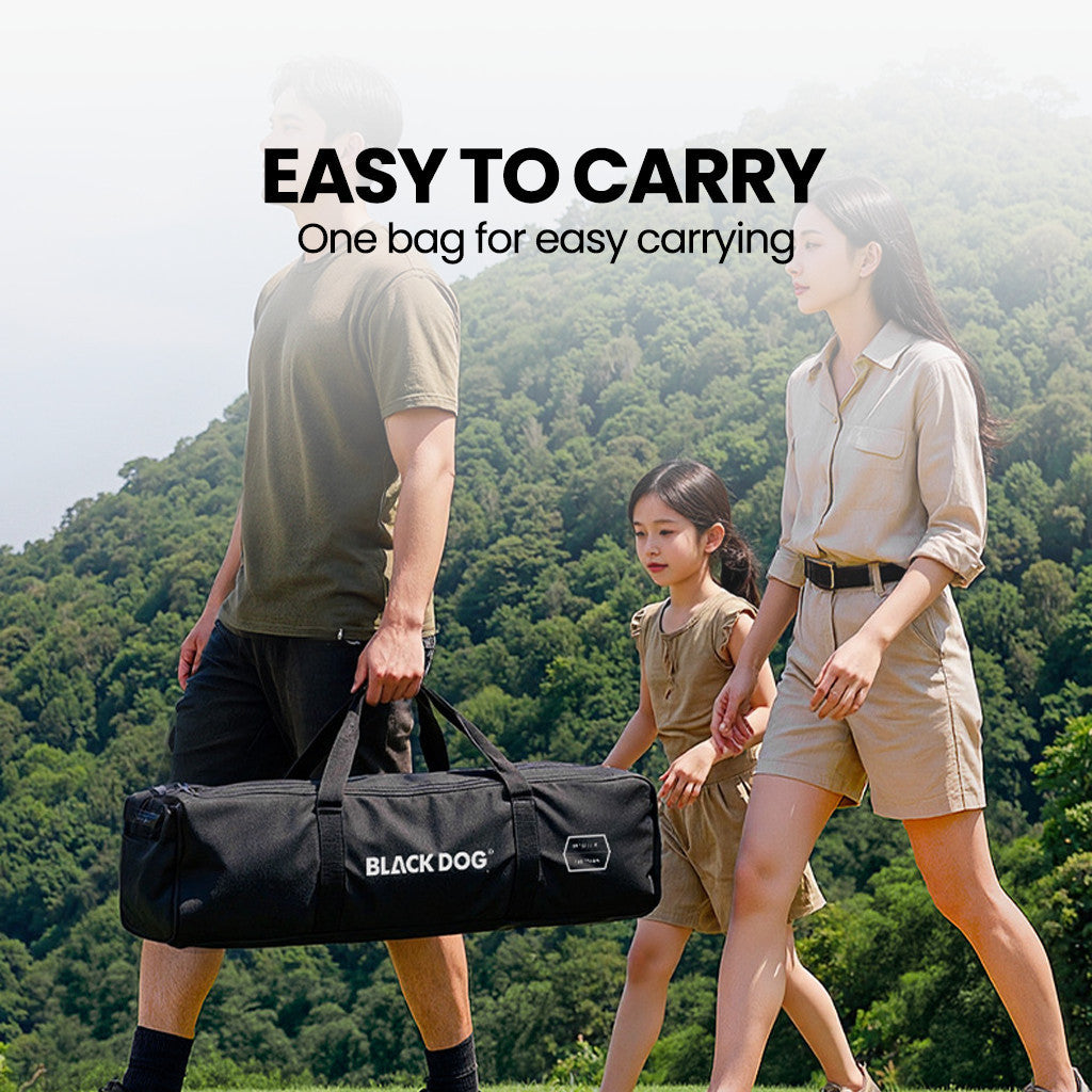 Blackdog Tenda Kanopi Flysheet Camping CBD2550WS031 Suiyun Canopy Tarp Hexagoal With Poles