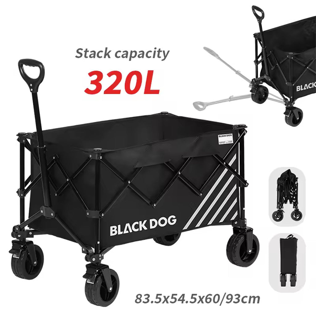 Blackdog Trolli Lipat Serbaguna CBD2550JJ026 Folding Cart Camping Trolley Multifunction