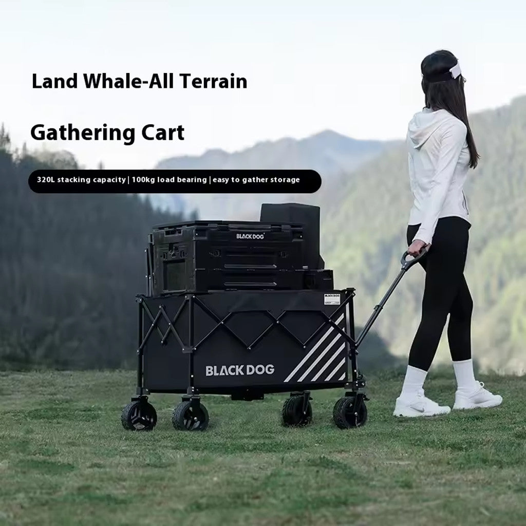 Blackdog Trolli Lipat Serbaguna CBD2550JJ026 Folding Cart Camping Trolley Multifunction