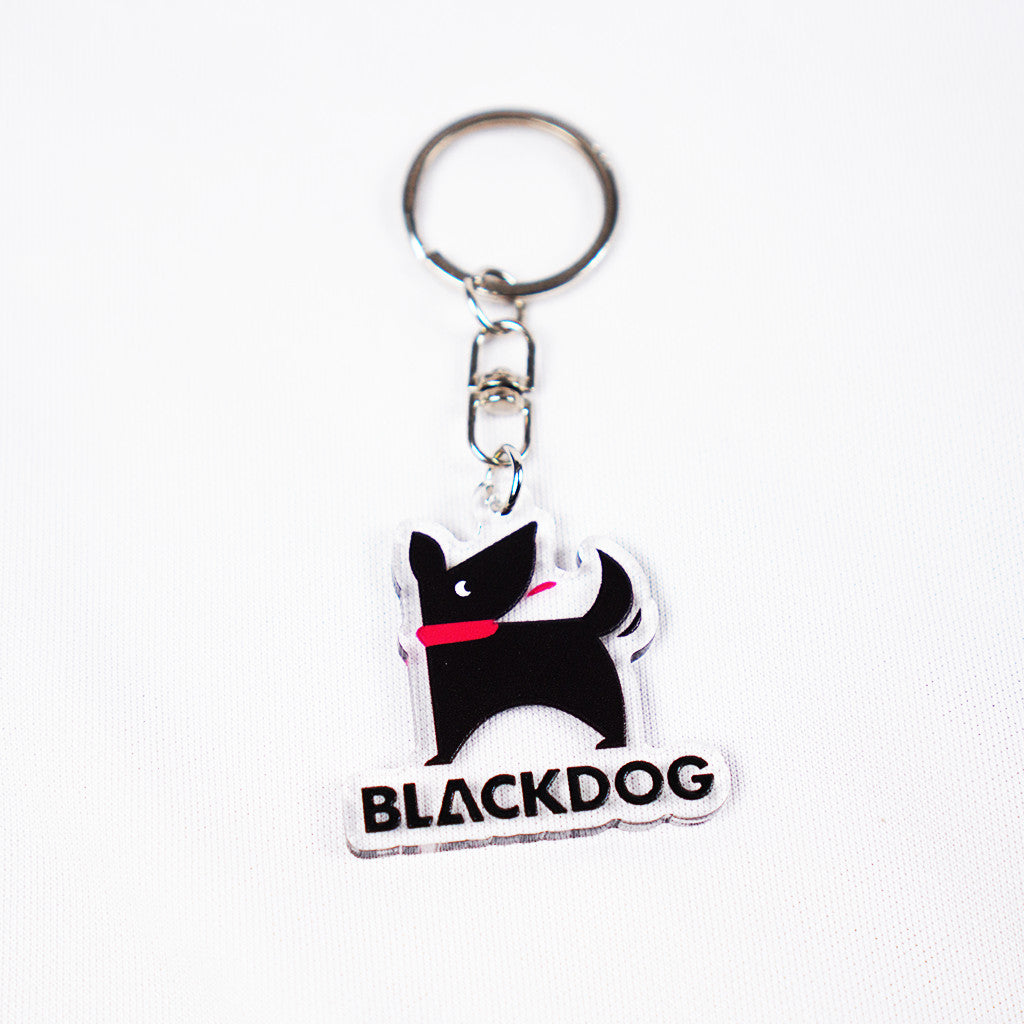 Blackdog Gantungan Kunci Akrilik Transparan Logo Blackdog Keychain Accessories