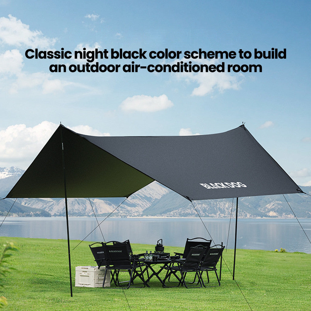 Blackdog Tenda Kanopi Flysheet Camping CBD2550WS031 Suiyun Canopy Tarp Hexagoal With Poles