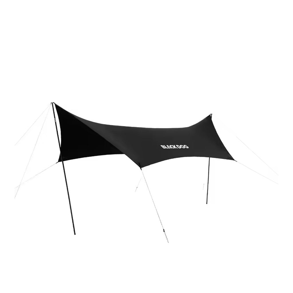 Blackdog Tenda Kanopi Flysheet Camping CBD2550WS017 Curved Star Canopy Tarp Hexagoal With Poles