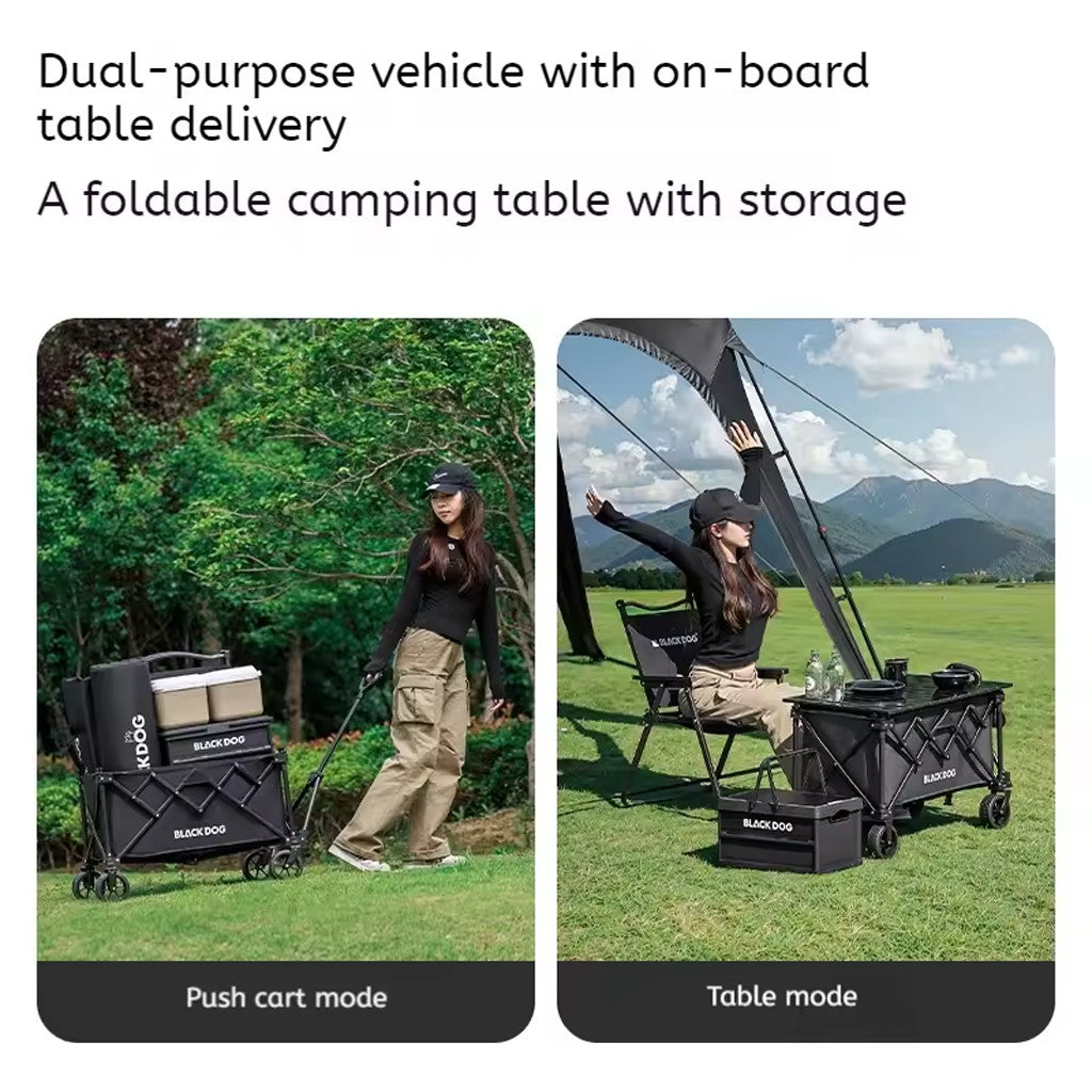 BLACKDOG CBD2550JJ048 Shangen 2.0 - Four-Way Collapsible Camp Cart