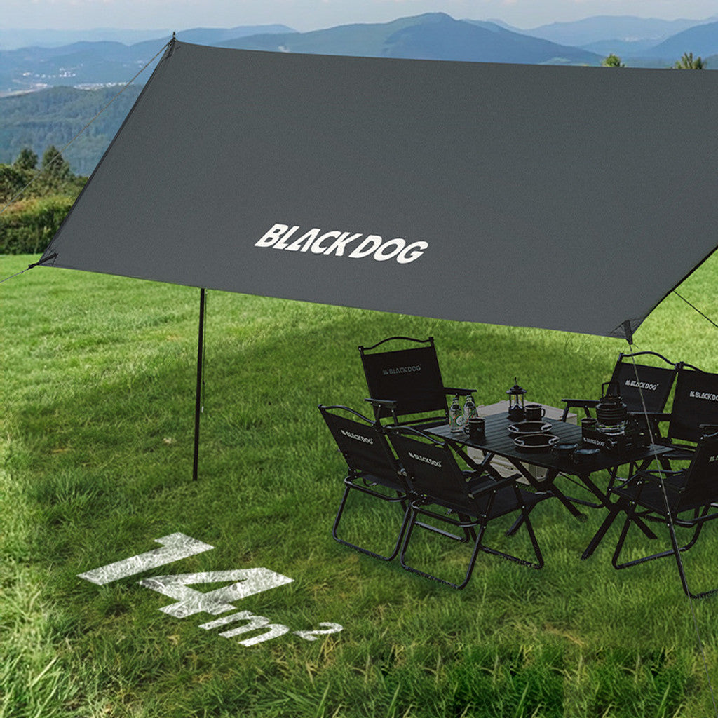 Blackdog Tenda Kanopi Flysheet Camping CBD2550WS031 Suiyun Canopy Tarp Hexagoal With Poles