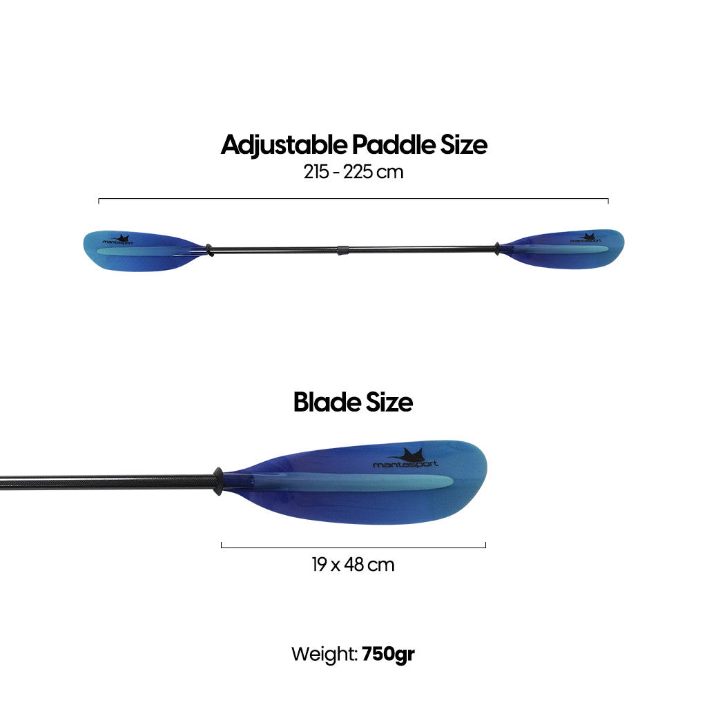 Mantasport Basic Paddle Dayung Kayak Mantasport Advance Paddle Dayung Kayak Mantasport Pro Paddle Dayung Kayak