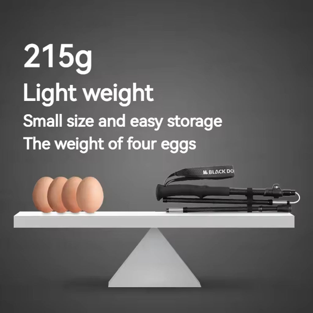 Blackdog Trekking Pole CBD2450DS011 Obsidian Folding CBD2450DS013 Blackthorn 2.0 Telescopic Trekking Pole Carbon Ultralight