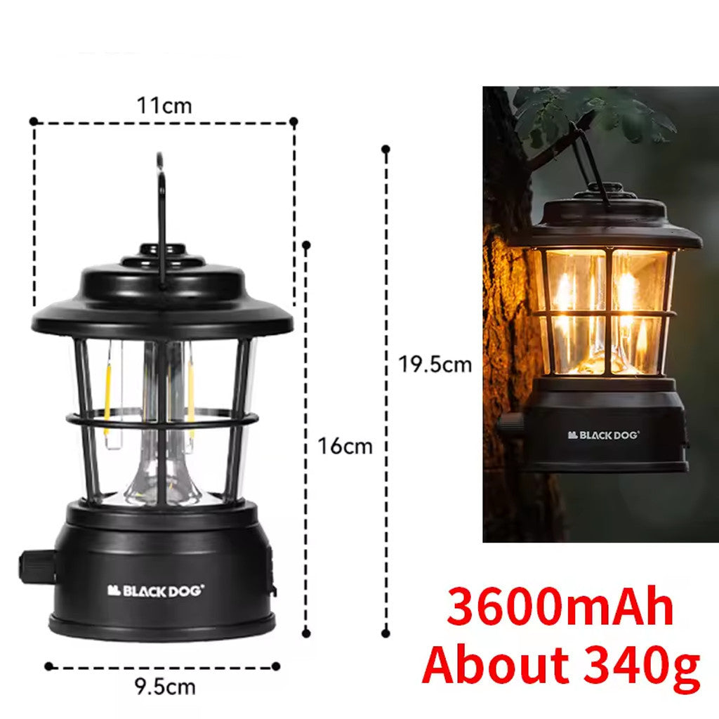Blackdog Lampu Camping Retro CBD2450ZM021 Henghui Vintage Camping Lamp Retro