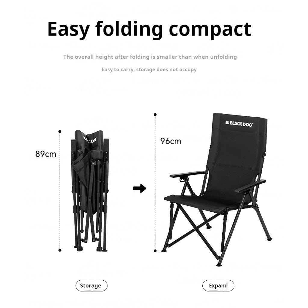 Blackdog Kursi Lipat Camping CBD2450JJ042 Shan Zhi Portable Chair Adjustable