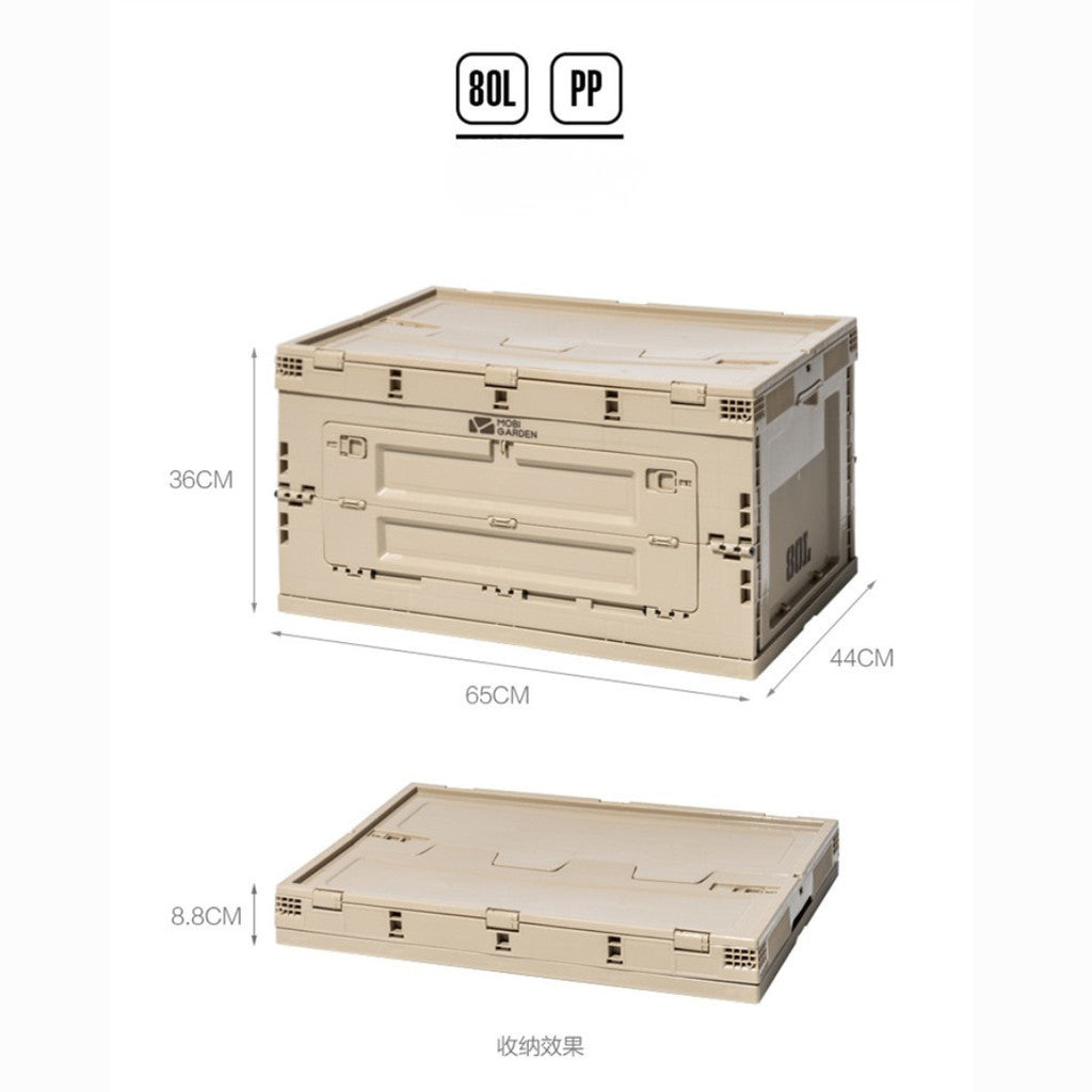 Mobi Garden Kotak Penyimpanan Lipat Multifungsi 50L 80L NX23685004 Folding Storage Box Camping Organizer Box Multifungsi NX21671009