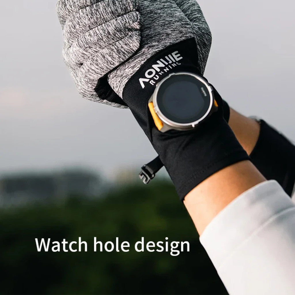 Sarung Tangan Aonijie M-61 Ligtweight Sports Gloves With Watch Window