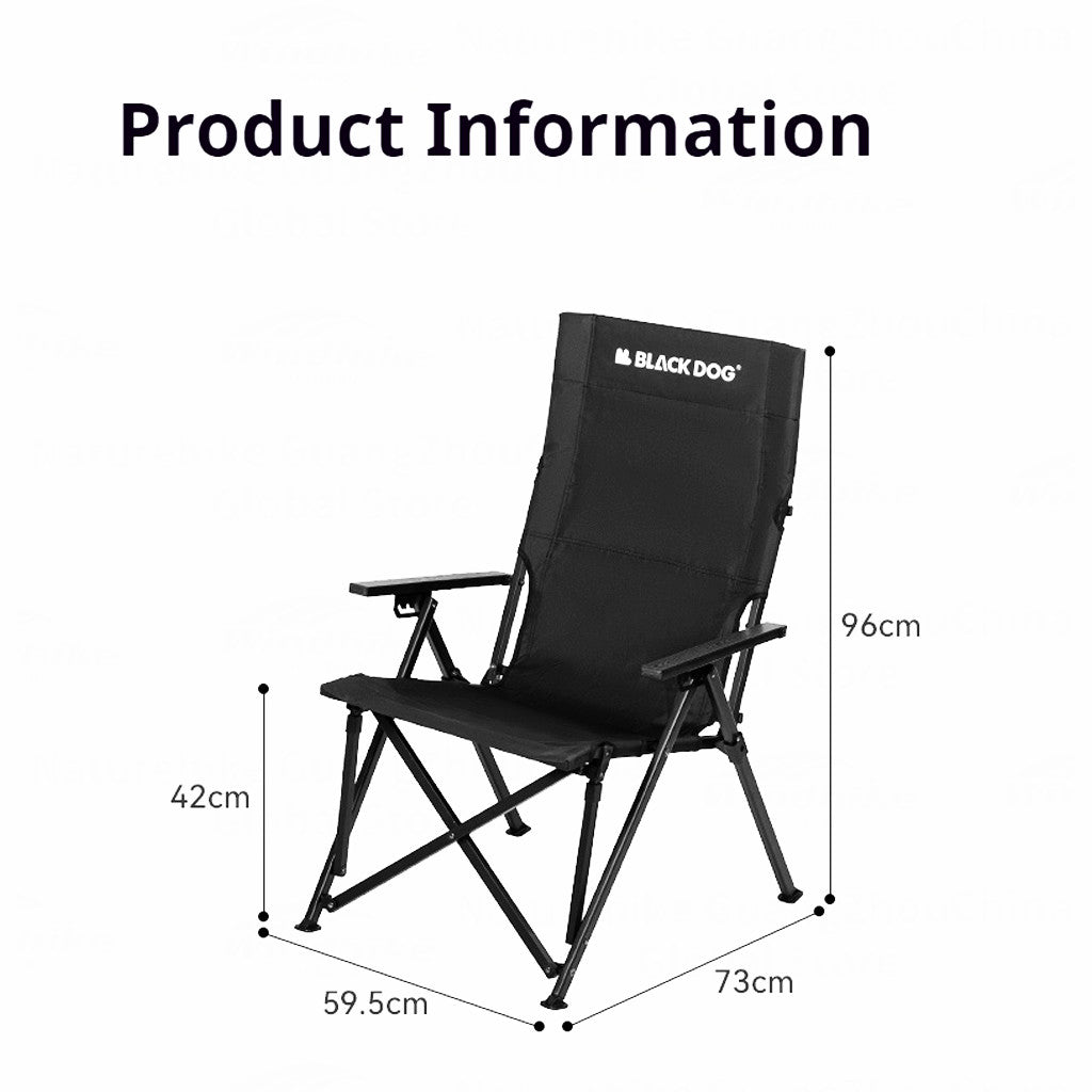Blackdog Kursi Lipat Camping CBD2450JJ042 Shan Zhi Portable Chair Adjustable