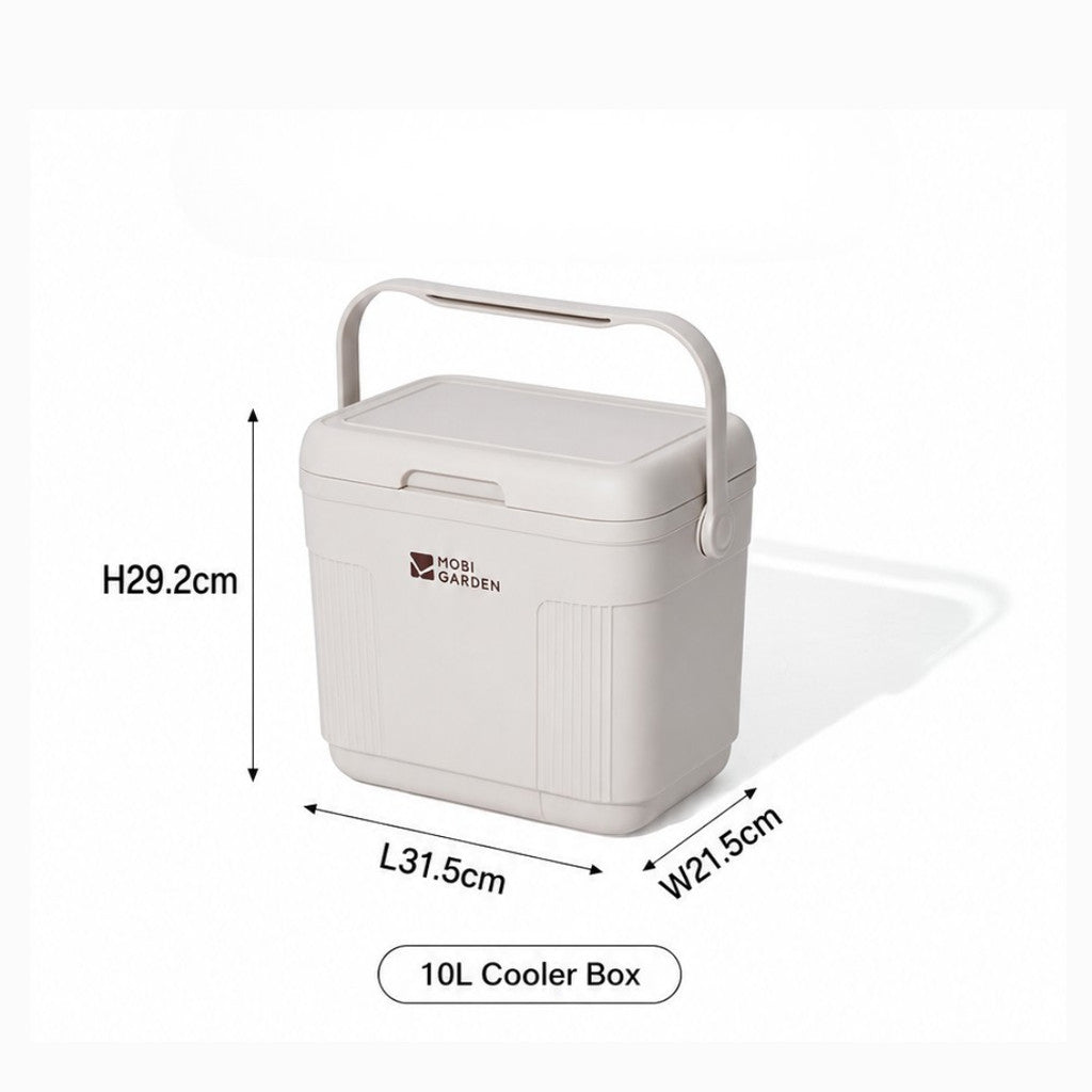 Mobi Garden Cooler Box Frost Insulated Camping PU Insulation 10L 31L NX24684004 Ice Box Picnic Food Storage 48 Jam NX24684010 Kotak Pendingin Travelling