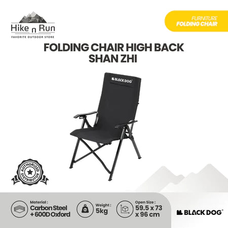 Blackdog Kursi Lipat Camping CBD2450JJ042 Shan Zhi Portable Chair Adjustable