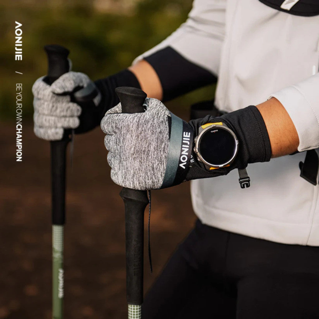 Sarung Tangan Aonijie M-61 Ligtweight Sports Gloves With Watch Window