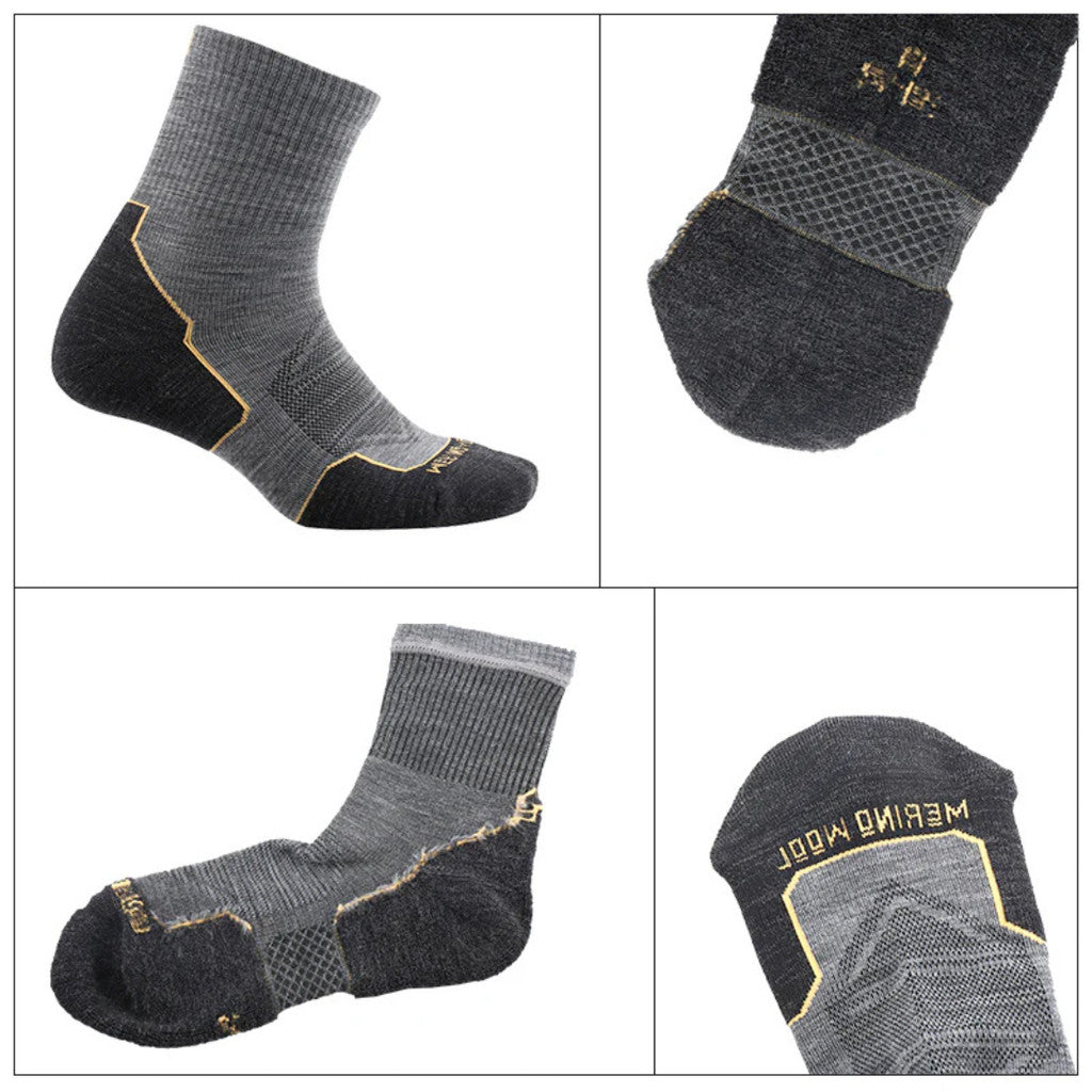 Zealwood Trail Run 19014 Merino Wool Crew Socks