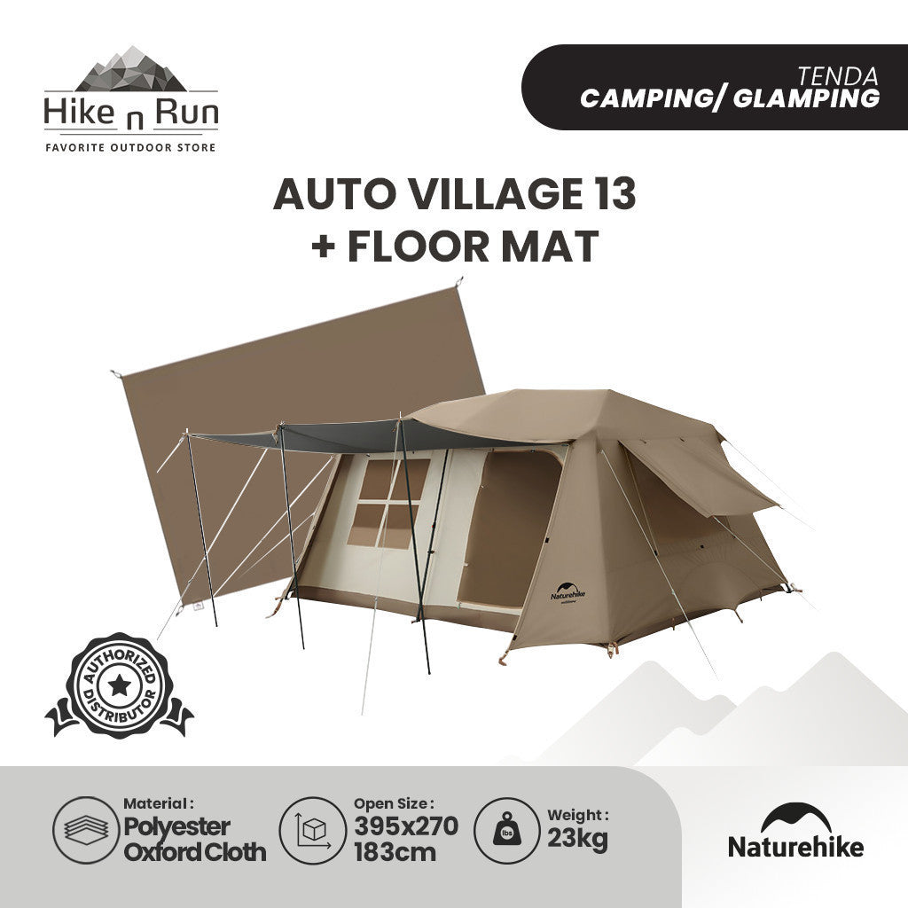 Tenda Camping Keluarga Naturehike Tent Village 13 CNH22ZP004