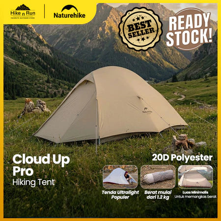 Tenda Hiking Cloud Up Pro 20D Naturehike CNK2350WS020 Hiking Ultralight Tent 2P