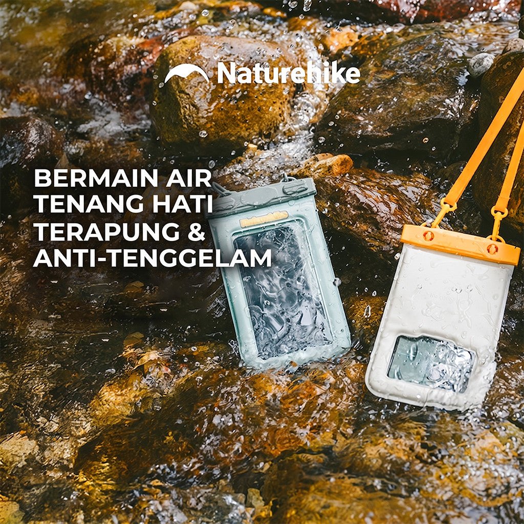 Naturehike Case Hp Anti Air CNK2300BS015 Waterproof Phone Pouch IPX8 Tas Waterproof HP Anti Tenggelam