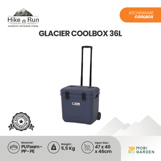 (PRE ORDER) Mobi Garden kotak pendingin premium 36L NX24684007 Glacier Cooler Box Outdoor