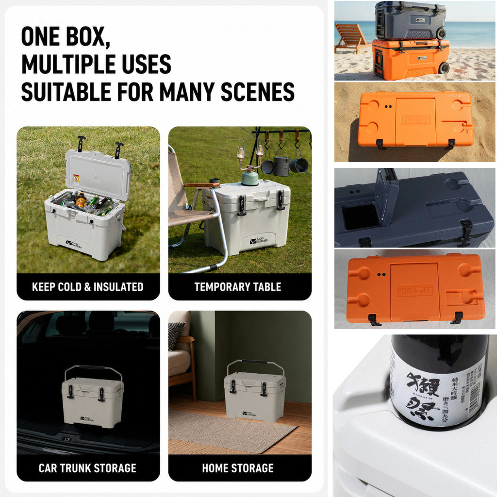 Mobi Garden GLACIER Cooler Box Outdoor 16L  Kotak Pendingin Es Multipurpose Tahan Hingga 120 Jam NX24684006