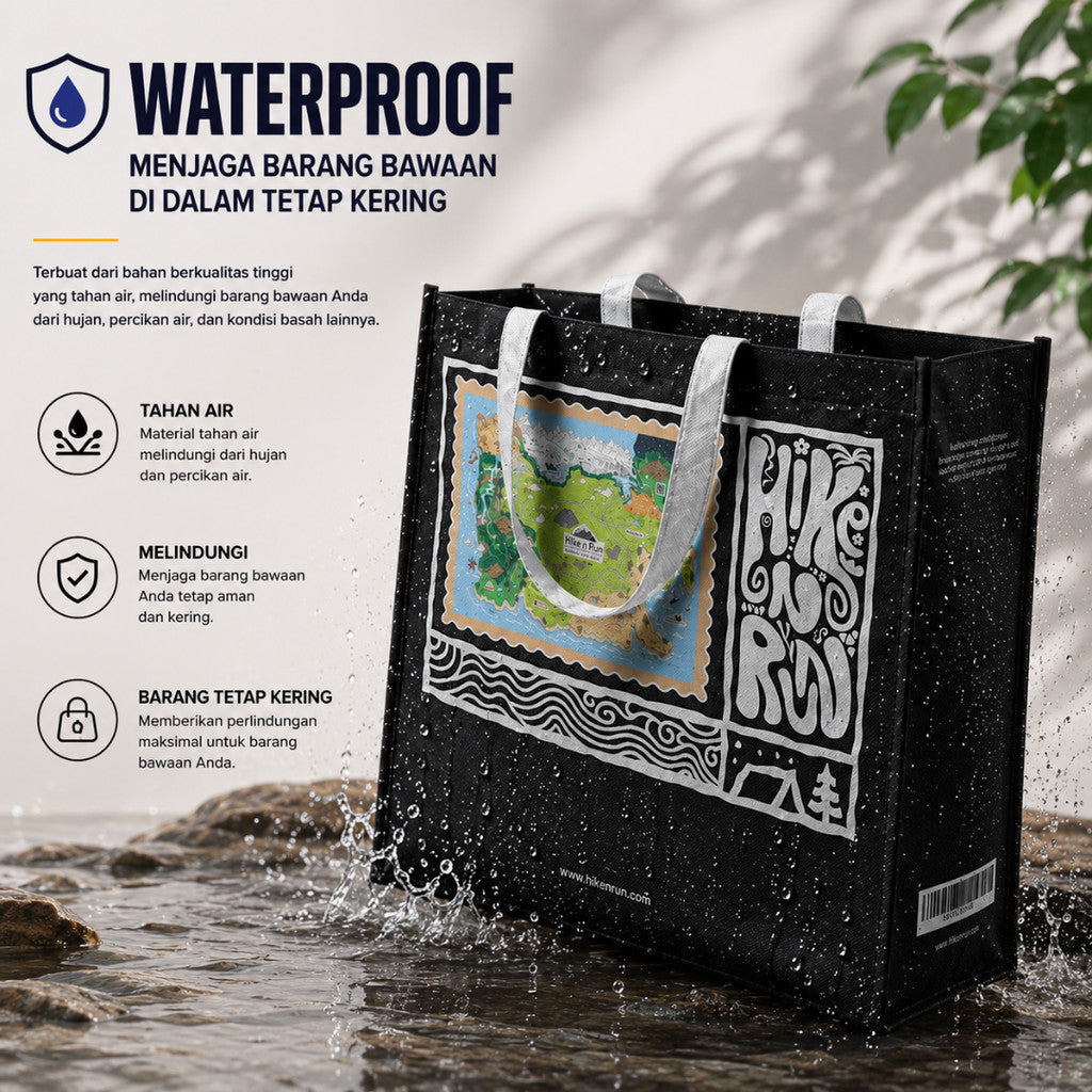 TOTE BAG HIKE N RUN MULTIFUNGSI HNR2600002 ONE SHOULDER WATERPROOF BAG
