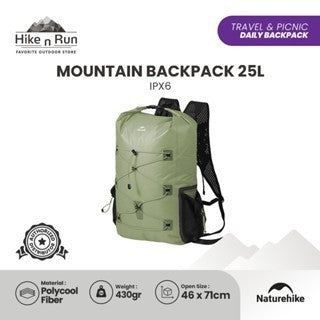 Dry Bag Ringan NATUREHIKE CNH22BB003 25L Backpack Carrier Hiking