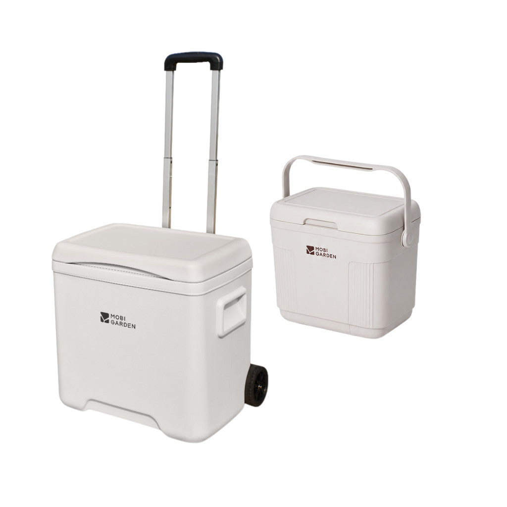Mobi Garden Cooler Box Frost Insulated Camping PU Insulation 10L 31L NX24684004 Ice Box Picnic Food Storage 48 Jam NX24684010 Kotak Pendingin Travelling