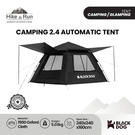 Blackdog Tenda Camping Otomatis Xianju CBD2450WS029 2.1 CBD2450WS030 2.4 Automatic Tent 3-4P