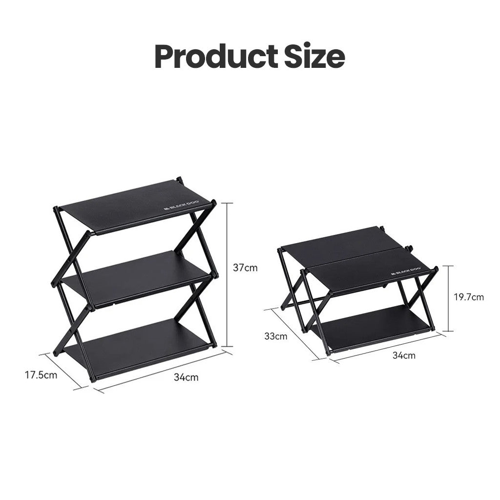 Blackdog Rak Meja Lipat Serbaguna CBD2450PJ010 Desktop Folding Storage Rack