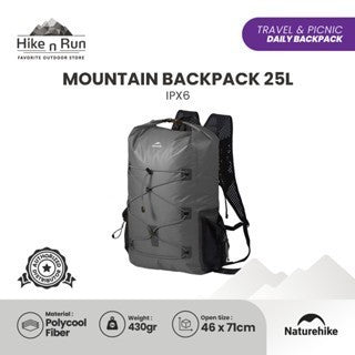 Dry Bag Ringan NATUREHIKE CNH22BB003 25L Backpack Carrier Hiking