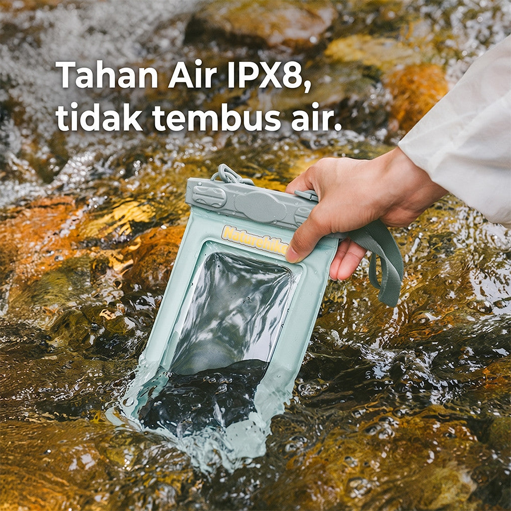 Naturehike Case Hp Anti Air CNK2300BS015 Waterproof Phone Pouch IPX8 Tas Waterproof HP Anti Tenggelam