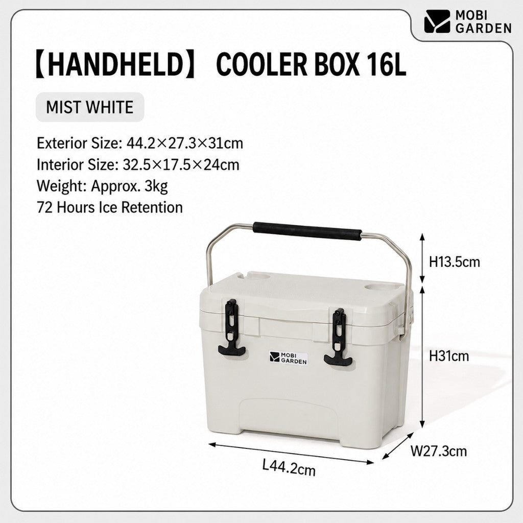 Mobi Garden Kotak Pendingin Premium 50L 75L NX24684008 NX24684009 Glacier Cooler Box Outdoor