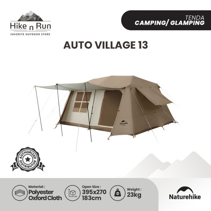 Tenda Camping Keluarga Naturehike Tent Village 13 CNH22ZP004