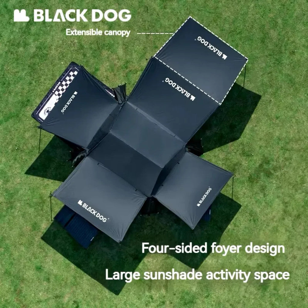 Blackdog Automatic Tent 5.9 CBD2450WS028 Tenda Otomatis Black Coating