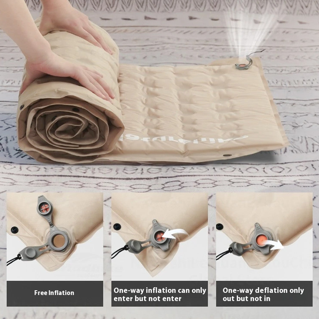 Naturehike Matras Inflate R3.1 Single Camping CNK2550WS025 Self-Inflating Sleeping Pad Cushion Outdoor With Pillow