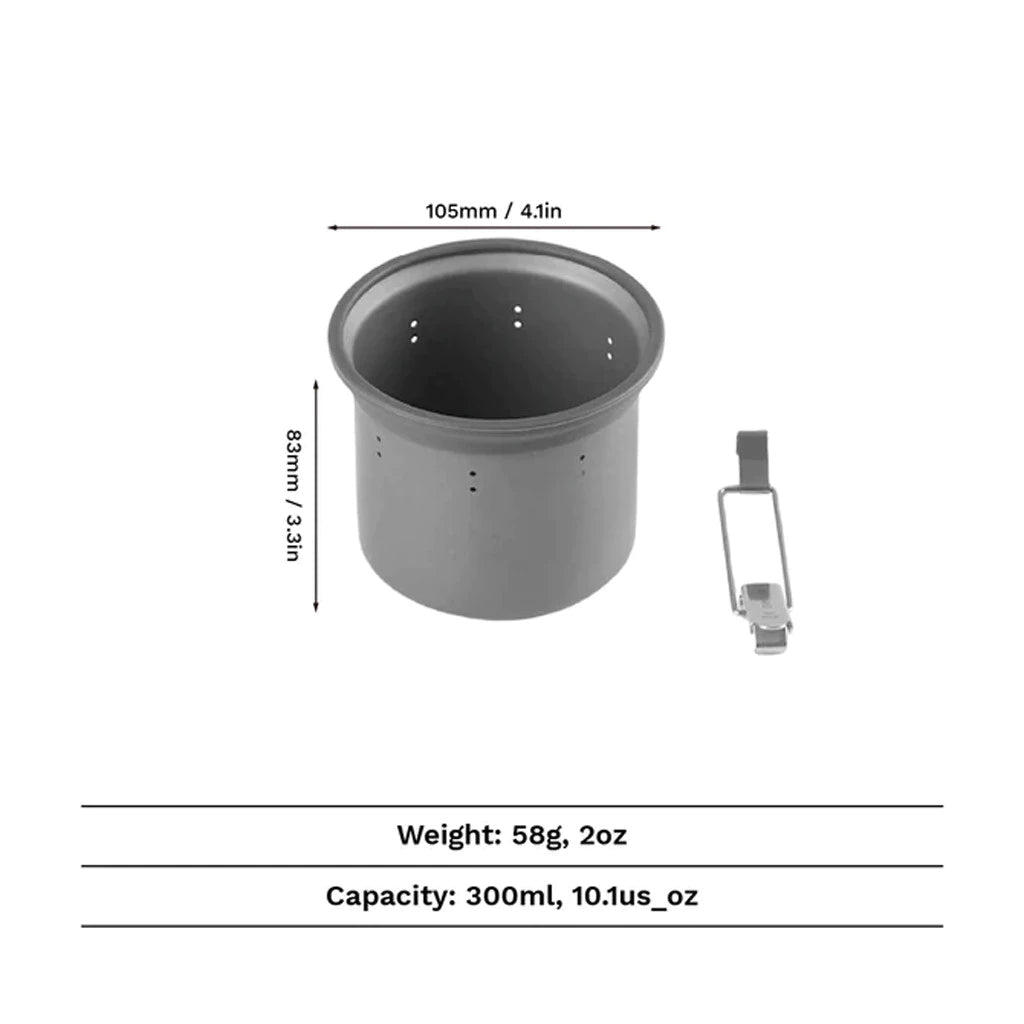 FireMaple Petrel Micro-pressure Rice Cooker Penanak Nasi Outdoor Tanpa Listrik